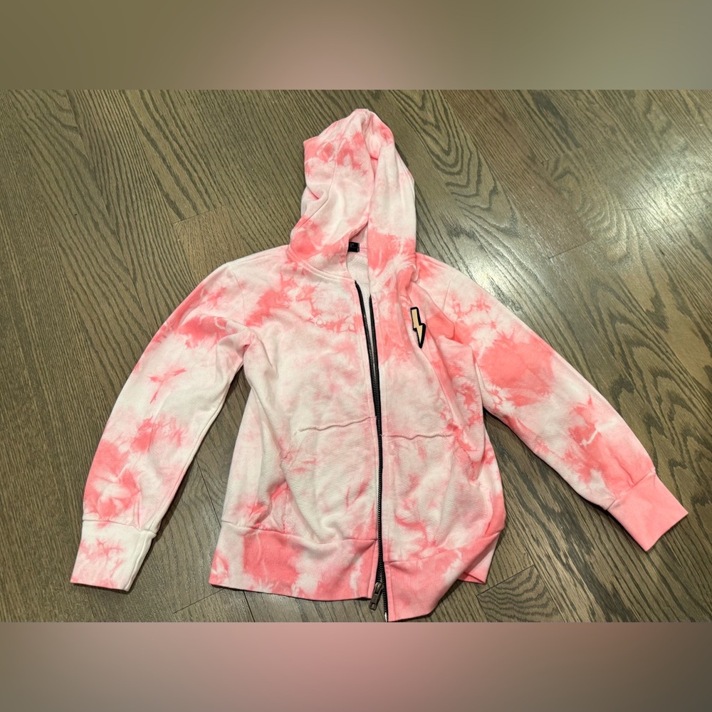 Pink Tie-Dye Kids Hoodie